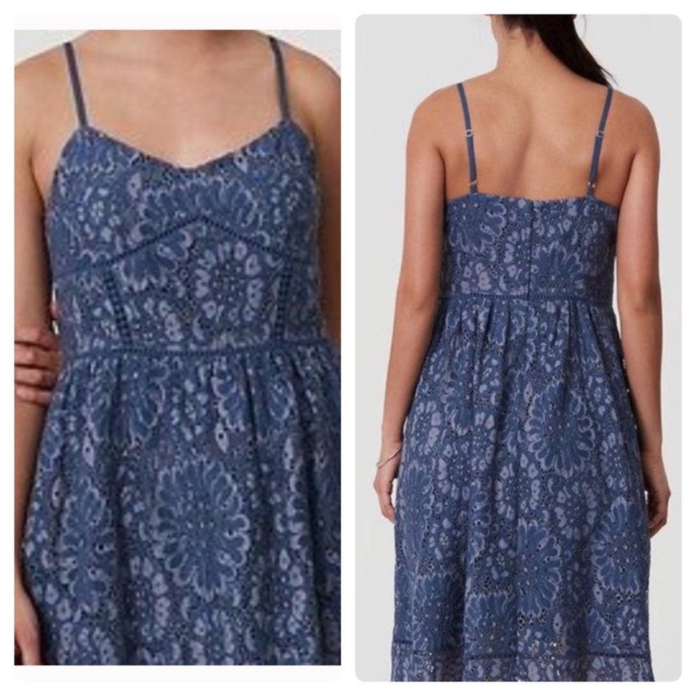 Loft Lace Midi Dress